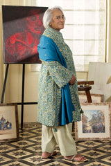 UAE-3 Piece Printed Khaddar Suit
