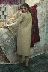 UAE-2 Piece Embroidered Khaddar Suit