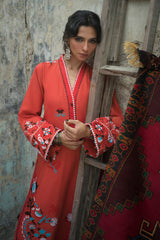 UAE-2 Piece Embroidered Khaddar Suit