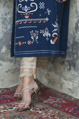 UAE-2 Piece Embroidered Khaddar Suit