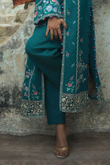 UAE-2 Piece Embroidered Khaddar Suit