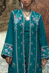 UAE-2 Piece Embroidered Khaddar Suit