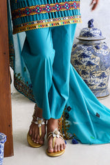 UAE-3 Piece Embroidered Lawn Suit with Lawn Dupatta and Borders CL-52569
