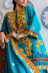 UAE-3 Piece Embroidered Lawn Suit with Lawn Dupatta and Borders CL-52569