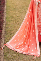 UAE-3 Piece Embroidered Lawn Suit with Embroidered Denting Dupatta DN-62031