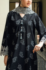 UAE-3 Piece Embroidered Lawn Suit DN-52028