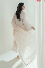 UAE-3 Piece Embroidered Lawn Suit with Embroidered Denting Dupatta DN-62001
