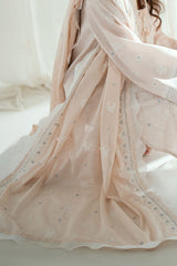 UAE-3 Piece Embroidered Lawn Suit with Embroidered Denting Dupatta DN-62001