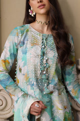 UAE-3 Piece Embroidered Printed Lawn Suit