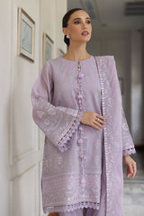 UAE-3 Piece Embroidered Raw Silk Suit