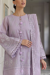 UAE-3 Piece Embroidered Raw Silk Suit
