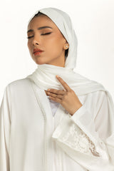 UAE-Georgette Embellished Abaya With Scarf IPAB-22161