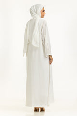 UAE-Georgette Embellished Abaya With Scarf IPAB-22161