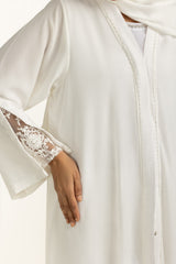 UAE-Georgette Embellished Abaya With Scarf IPAB-22161