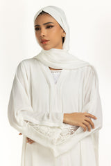 UAE-Georgette Embellished Abaya With Scarf IPAB-22161