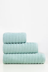 UAE-Glass Blue Combed Plain Towel