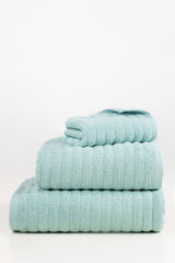 UAE-Glass Blue Combed Plain Towel