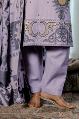 UAE-3 Piece Embroidered Khaddar Suit