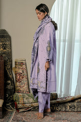 UAE-3 Piece Embroidered Khaddar Suit