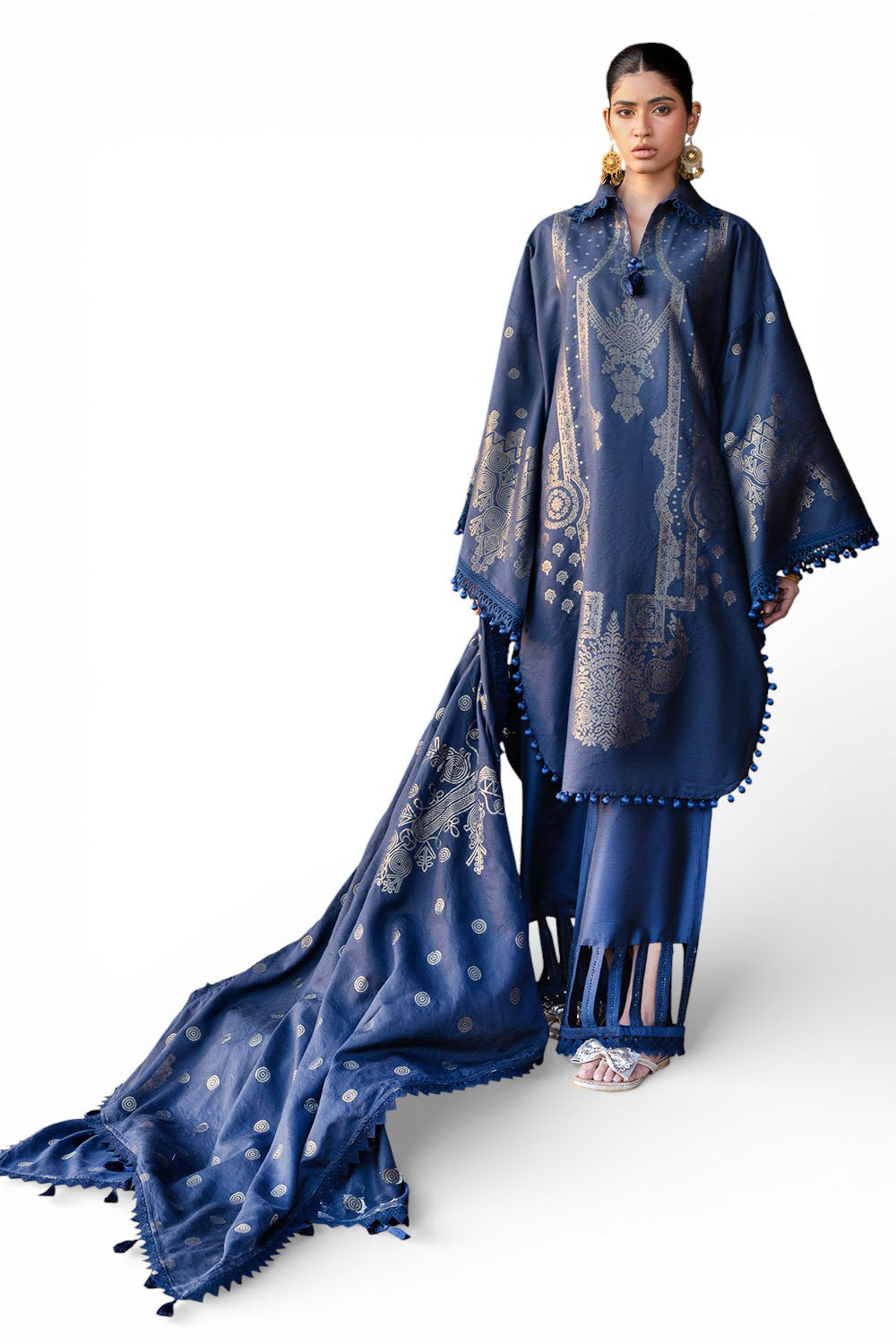 UAE-3 Piece Jacquard Suit with Dupatta FE-52025