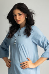 UAE- Jacquard Dyed Shirt And Cambric Trouser