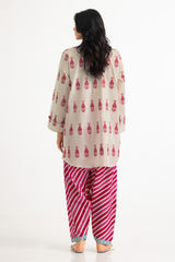 UAE- Jacquard Dyed Shirt And Cambric Trouser