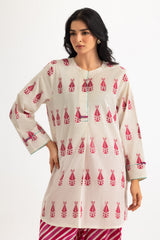 UAE- Jacquard Dyed Shirt And Cambric Trouser