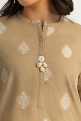 UAE-Jacquard Dyed Shirt And Cotton Stripe Trouser