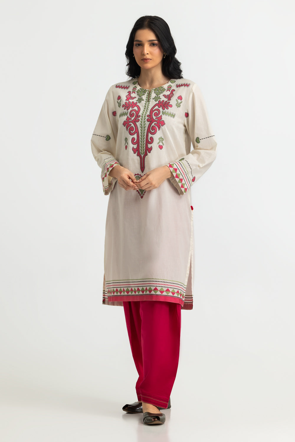 UAE- Jacquard Dyed Shirt And Trouser