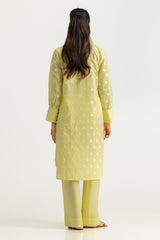 UAE- Jacquard Embellished Shirt And Dyed Trouser