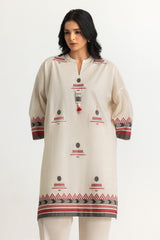 UAE- Jacquard Shirt And Dyed Trouser