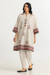 UAE- Jacquard Shirt And Dyed Trouser