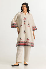 UAE- Jacquard Shirt And Dyed Trouser
