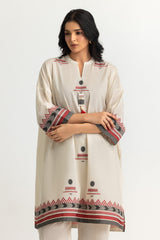 UAE- Jacquard Shirt And Dyed Trouser