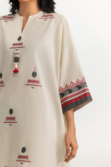 UAE- Jacquard Shirt And Dyed Trouser