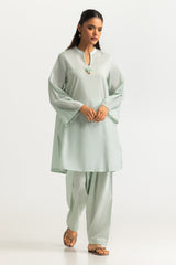 UAE- Jacquard Shirt And Dyed Trouser
