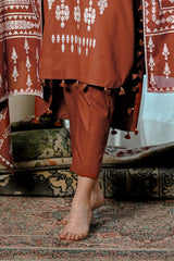 UAE-3 Piece Karandi Velvet Jacquard Suit
