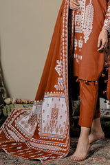 UAE-3 Piece Karandi Velvet Jacquard Suit