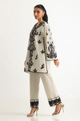 UAE- Karandi Embroidered Co-Ord Set