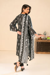 UAE-3 Piece Printed Khaddar Suit with Dupatta SD-52256