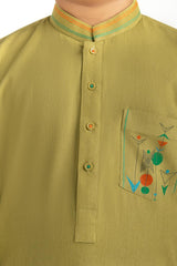 UAE-Regular Fit Styling Kurta KKR-STY25-015