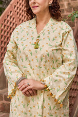 UAE-1 Piece Printed Lawn Shirt SL-52057
