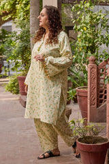 UAE-1 Piece Printed Lawn Shirt SL-52057