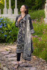 UAE-3 PIece Printed Lawn Suit