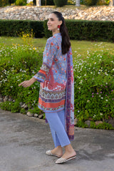 UAE-3 PIece Printed Lawn Suit