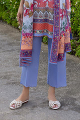 UAE-3 PIece Printed Lawn Suit