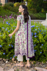 UAE-3 PIece Printed Lawn Suit