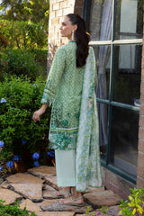 UAE-3 PIece Printed Lawn Suit
