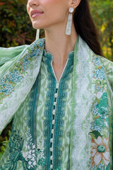 UAE-3 PIece Printed Lawn Suit
