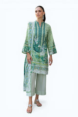 UAE-3 PIece Printed Lawn Suit